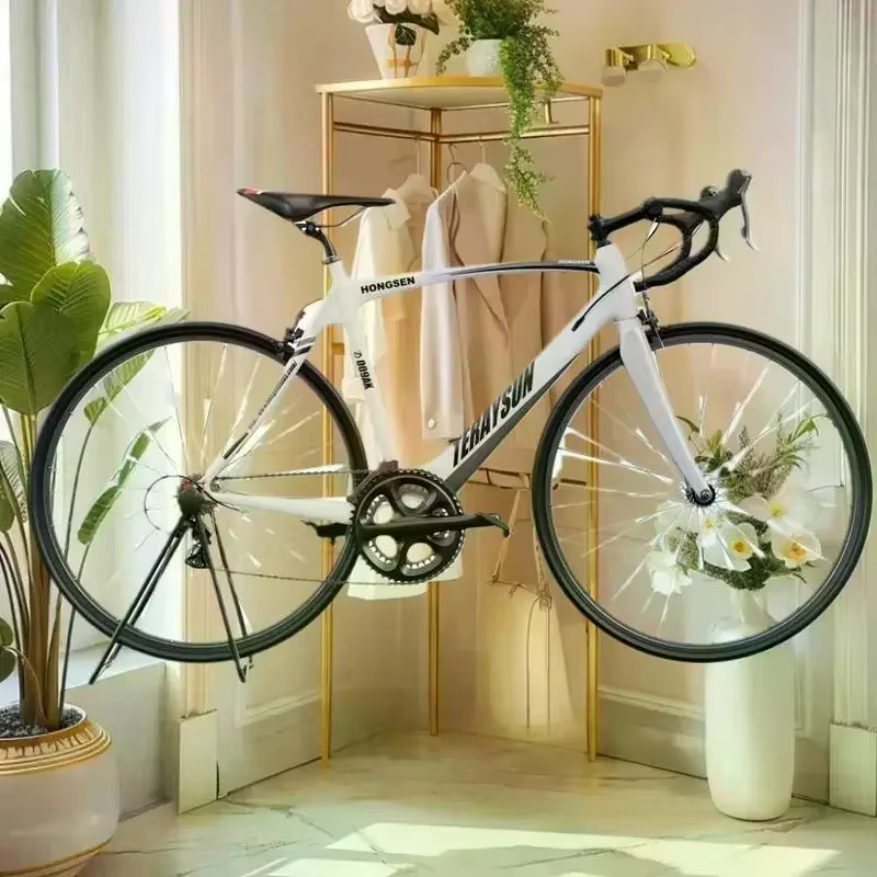 Support de stationnement vertical triangulaire pour vélo