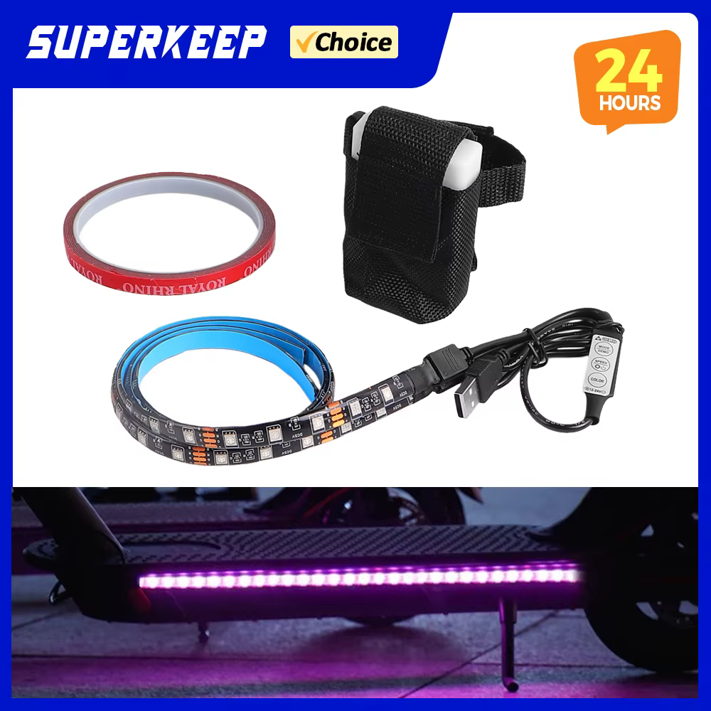 Bande lumineuse LED de sécurité pour scooter