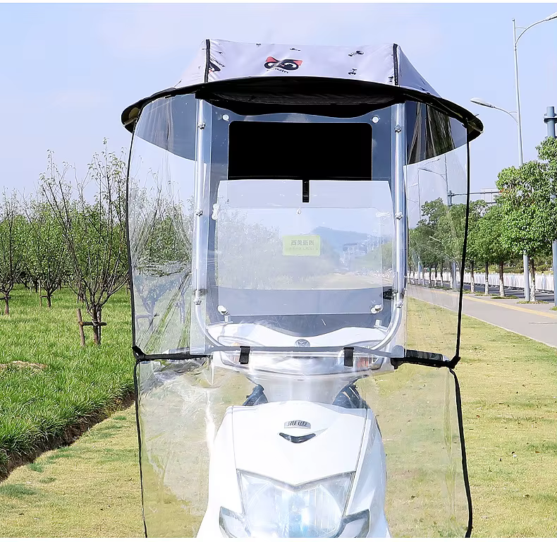 Nouveau pare-brise de Moto véhicule électrique auvent Tricycle