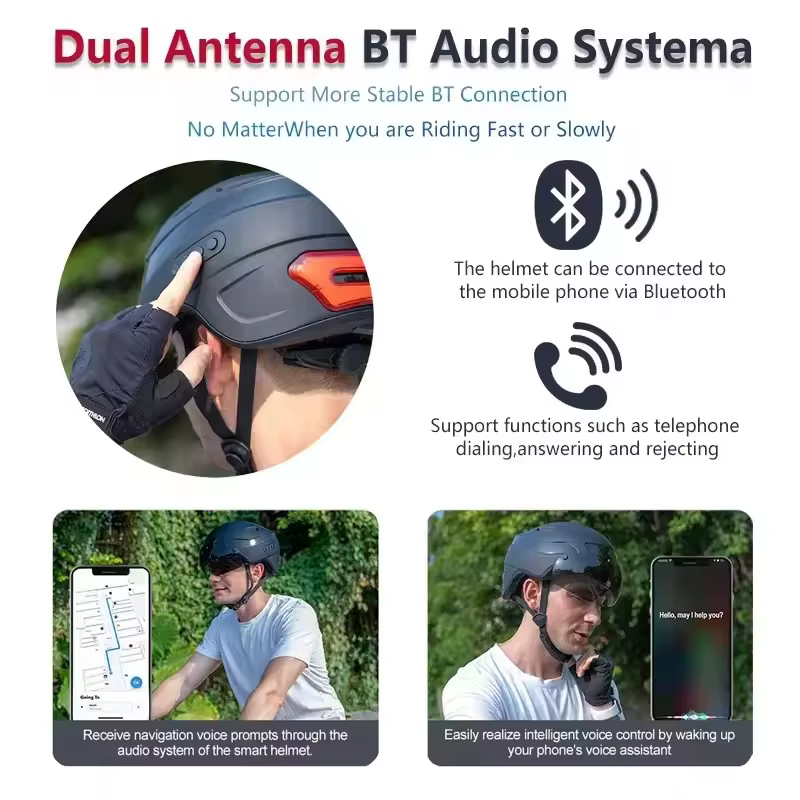 Caméra de casque intelligente Full HD 1080p