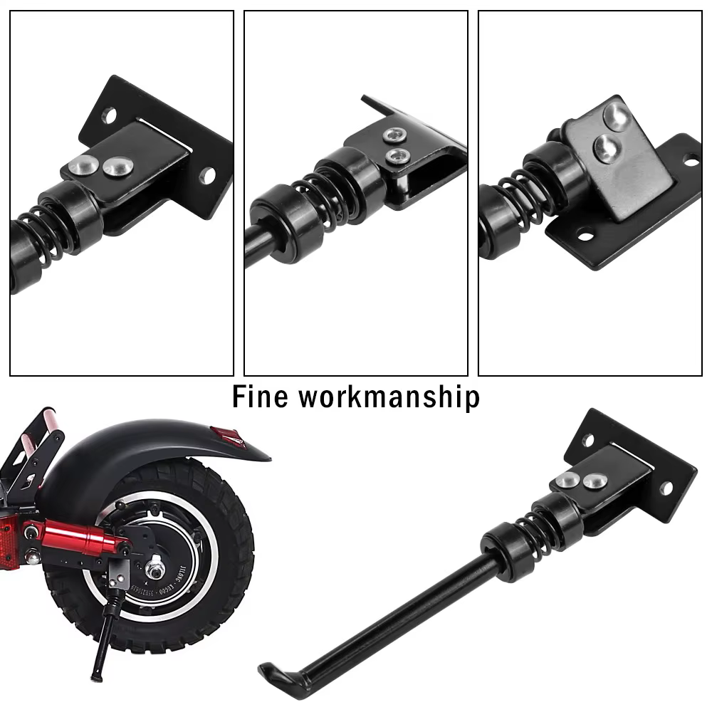 Support de stationnement latéral en alliage d'aluminium pour trottinette électrique de 10/8 pouces – Support étendu, accessoire pour trottinette