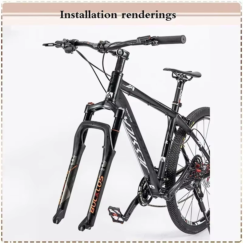 BUCKKub26X4.0-Fourche de vélo à suspension pneumatique