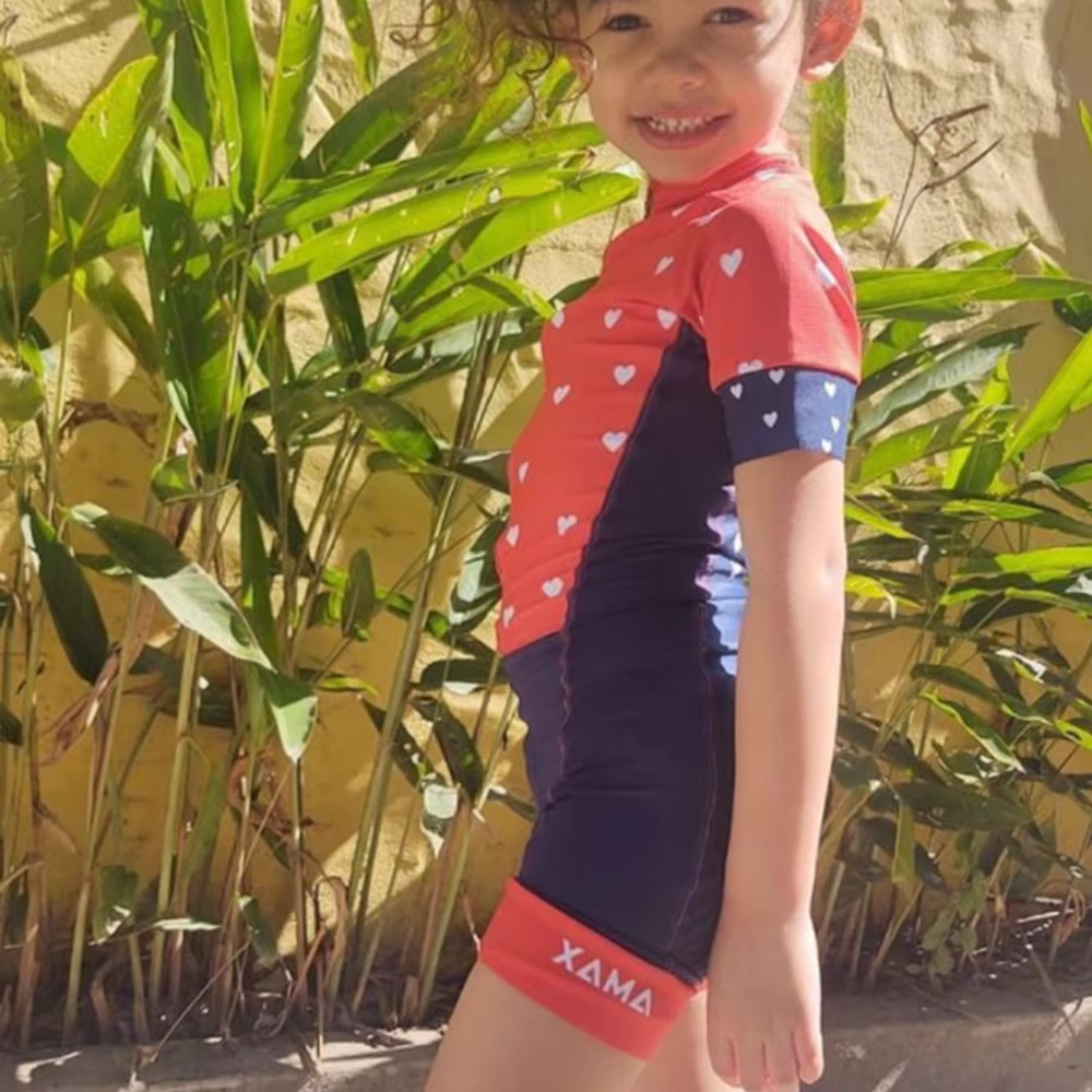 Combinaison de cyclisme triathlon pour enfants
