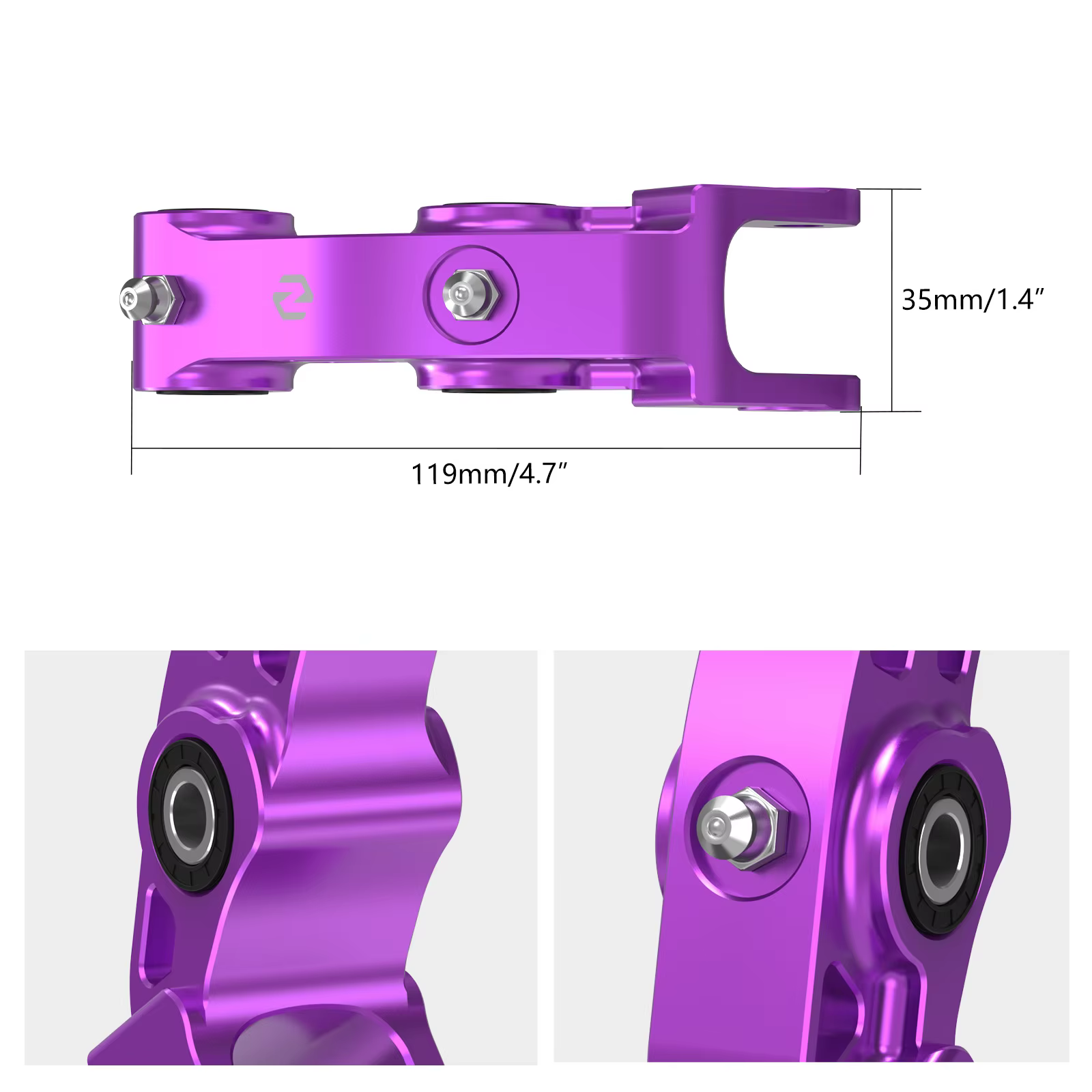 NICECNC pour Surron light bee X S L1E vélo de saleté électrique 0.75 "/20MM hauteur Suspension arrière liaison pour Segway X160 X260 2024 2025