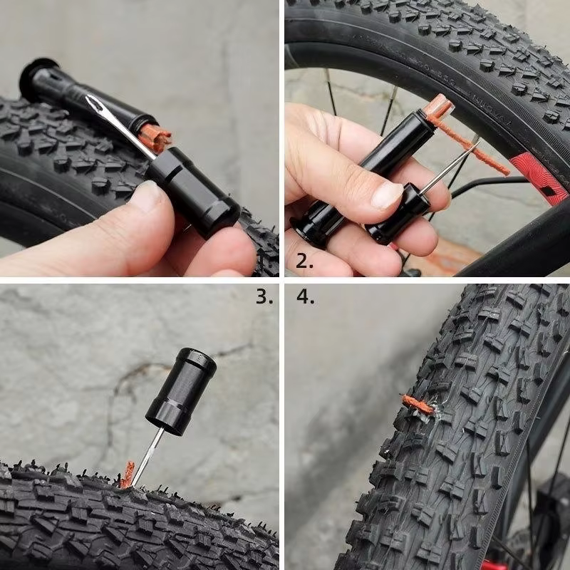 Kit de réparation de pneus Tubeless de vélo