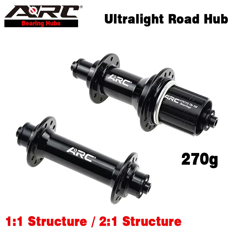 ARC 270g moyeu de vélo de route 1:1 2:1 avant 20 trous arrière 24