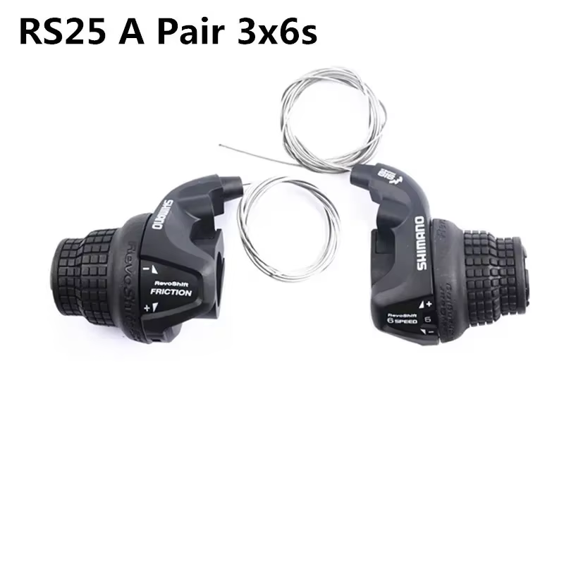 Véritable Shimano SL-RS25 Revoshift poignée vélo torsion manettes de vitesse 3/6/7/18/21 vitesses Tourney