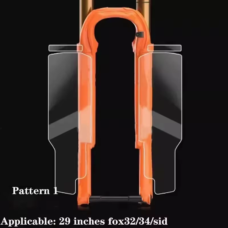 1 ensemble de Film de protection pour cadre de fourche avant de vtt