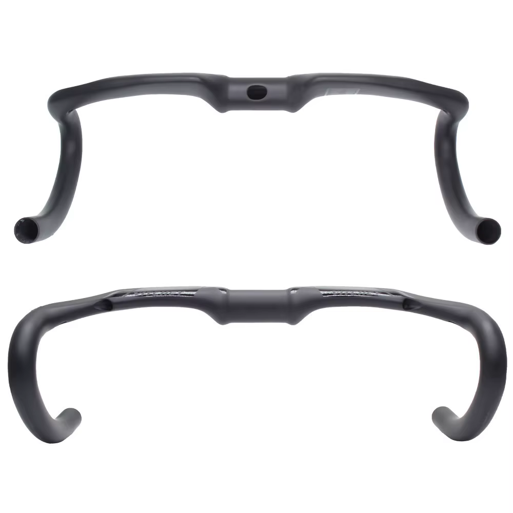 Vitchey T1000 Aero gravier guidon noir mat moitié routage interne