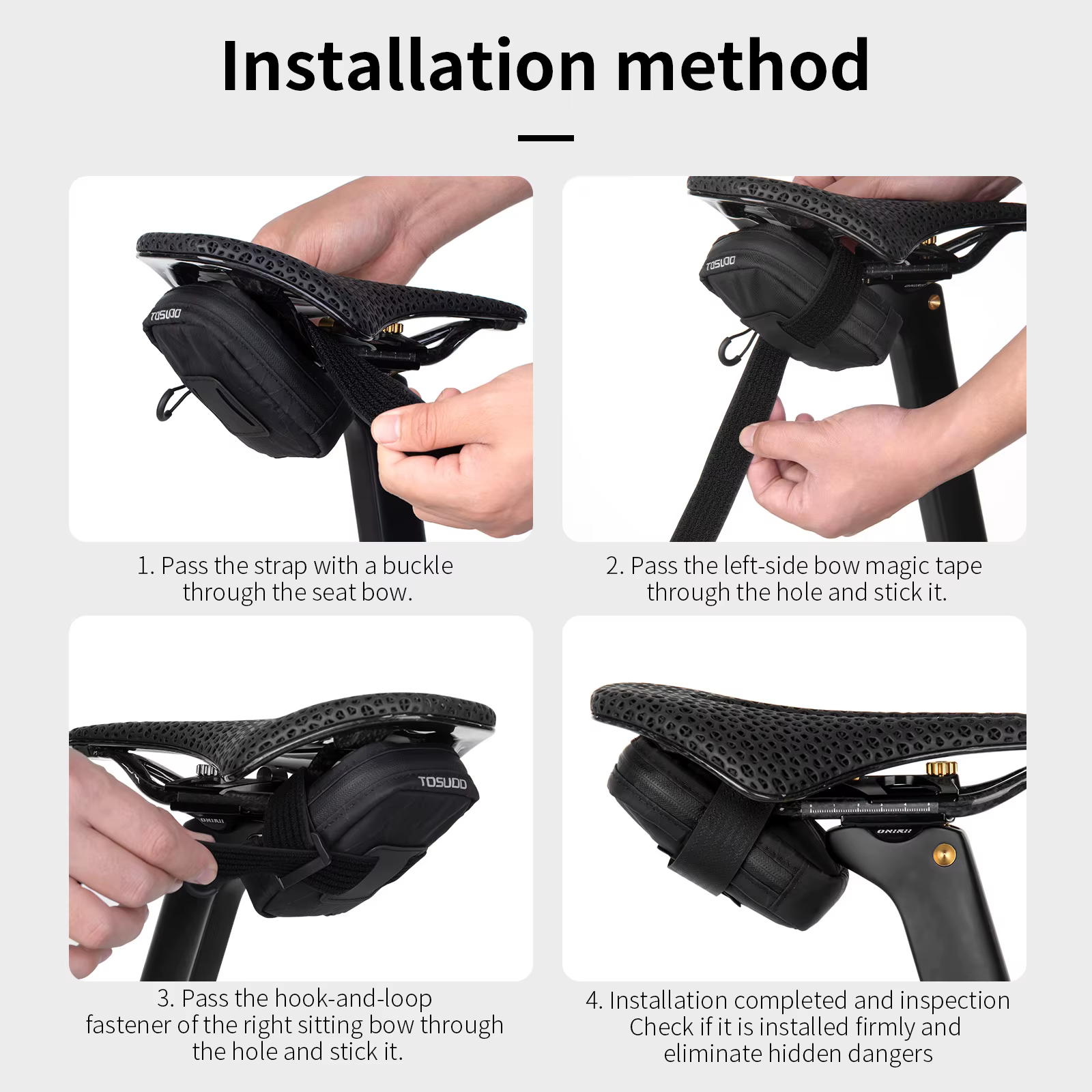 TOSUOD – Mini sac de selle de vélo