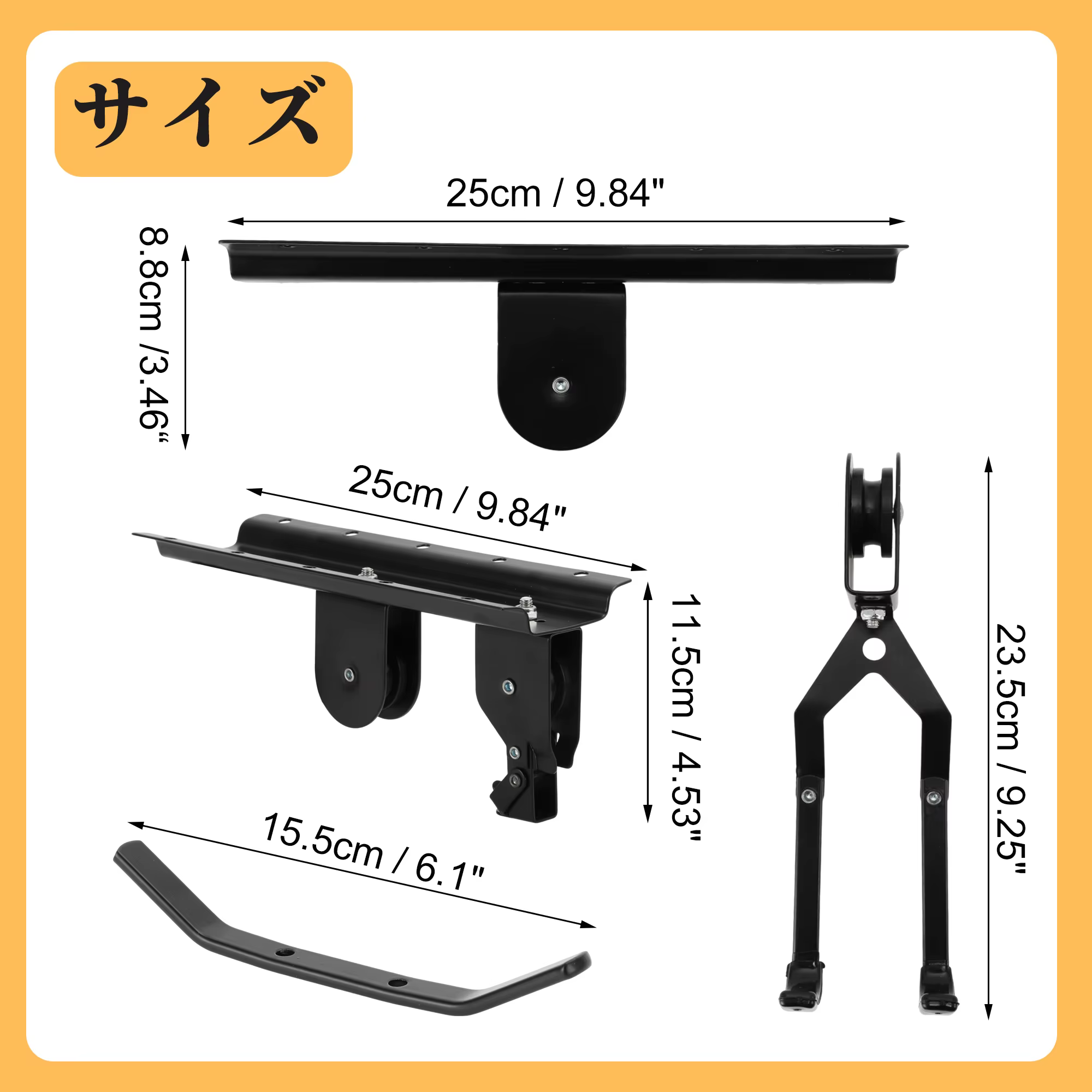 X Autohaux Palan de levage de vélo pour garage