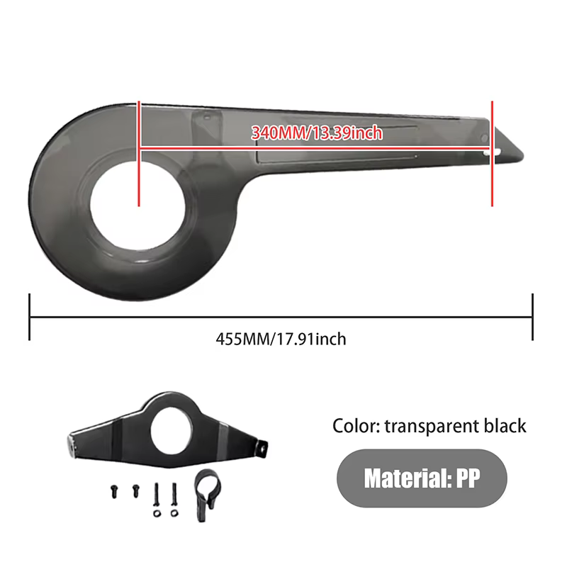 Garde-chaîne de vélo universel adapté aux 32 à 36 dents