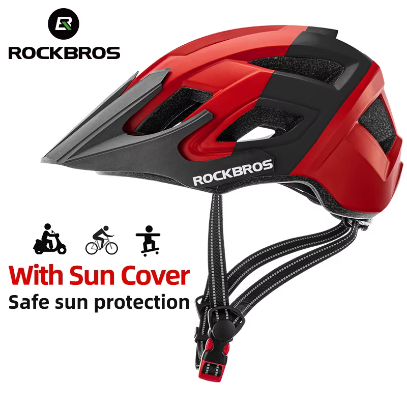 ROCKBROS casque de vélo respirant intégralement moulé