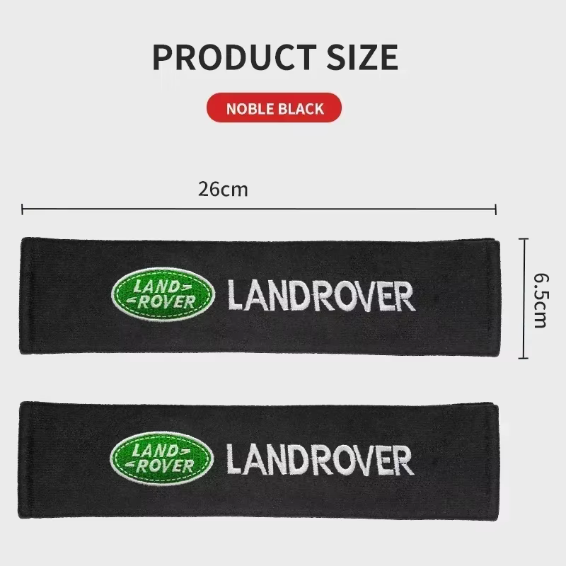 Housses de ceinture de sécurité pour Land Rover Freelander 2 L2 LF Discovery 3 4 L319 L462 Range Rover 3 4, 2 pièces, accessoires