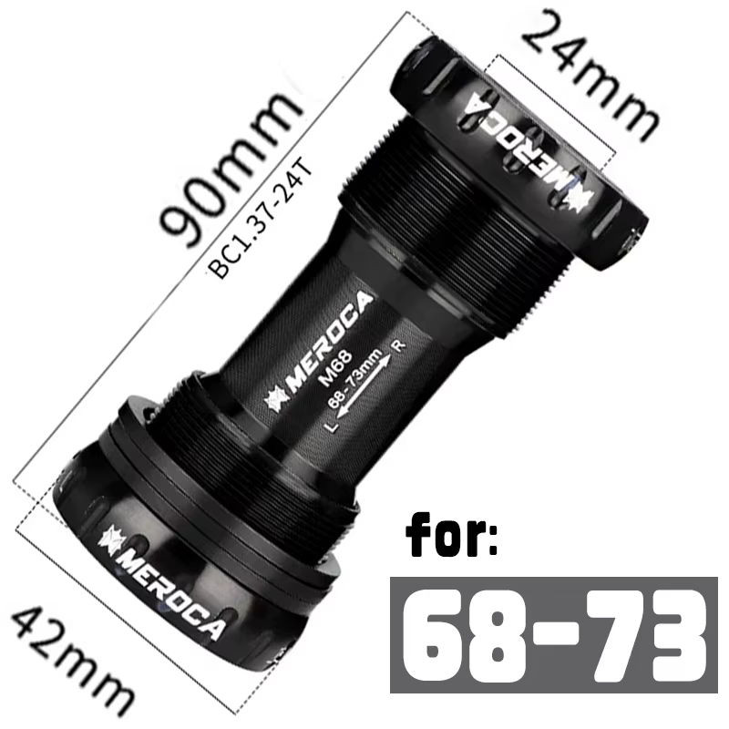 Support inférieur vélo BB 68mm 73mm