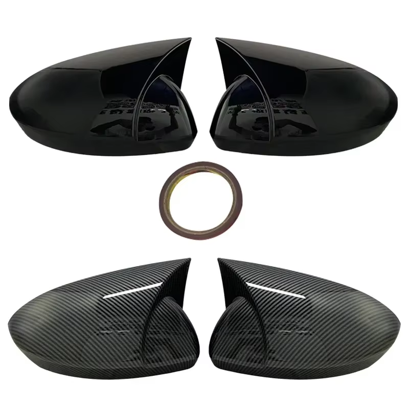 Coque de rétroviseur pour Renault Megane 4 2016 2017 2018 2019 2020, accessoire noir brillant, protection de voiture