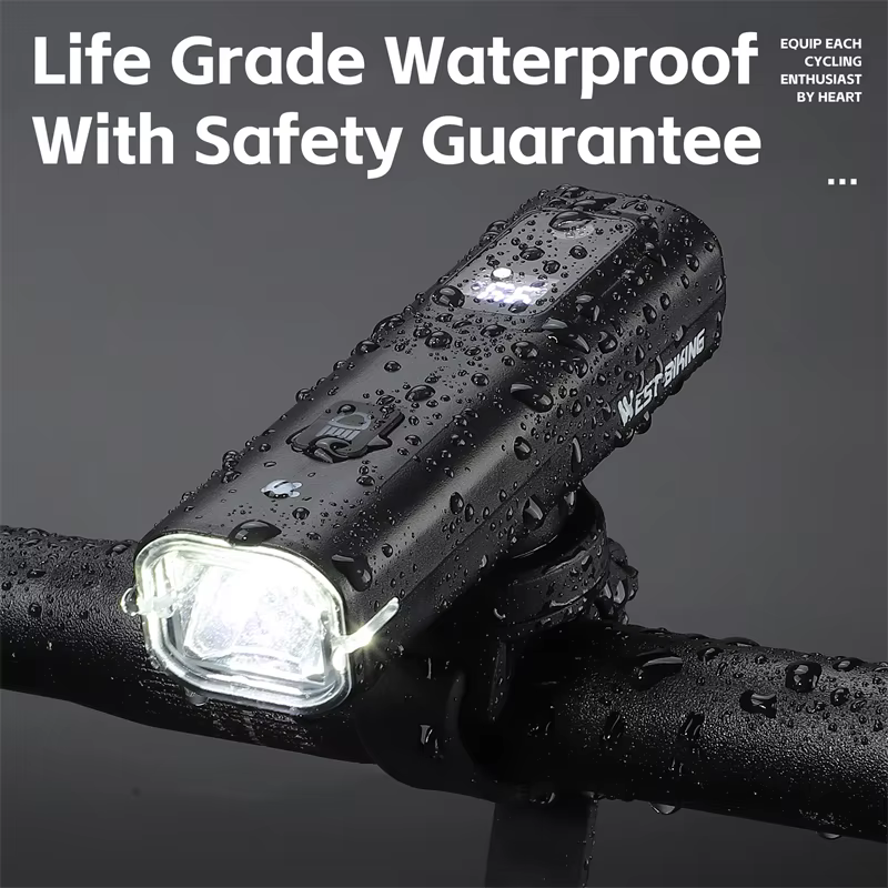 WEST BIKING – phares intelligents à détection de lumière pour vélo