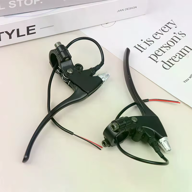 1 paire de leviers de frein arrière de vélo électrique