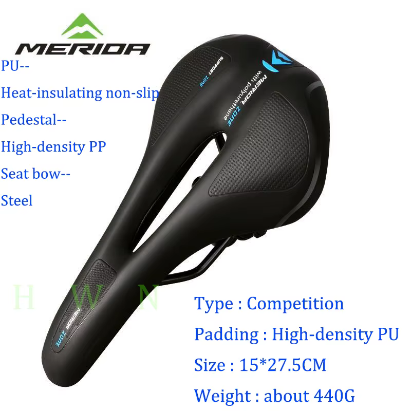Selle de vélo respirante en cuir PU épaissi