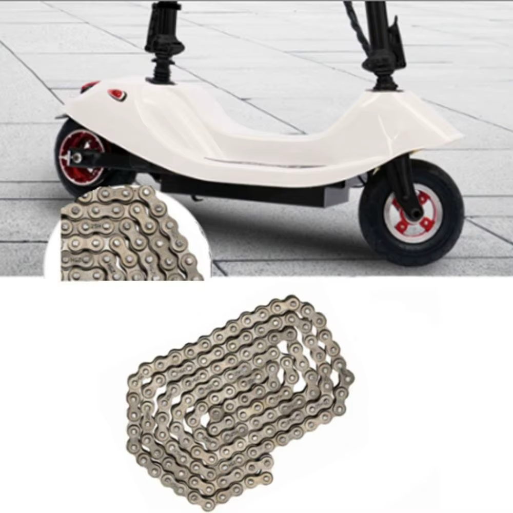 Chaîne de remplacement en acier durable 25H pour trottinette électrique