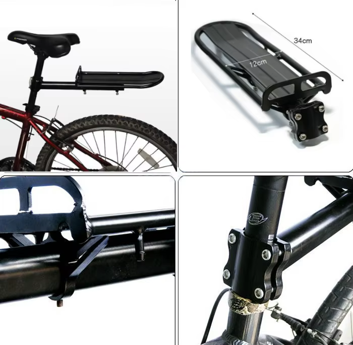 Porte-bagages arrière pour vélo de montagne