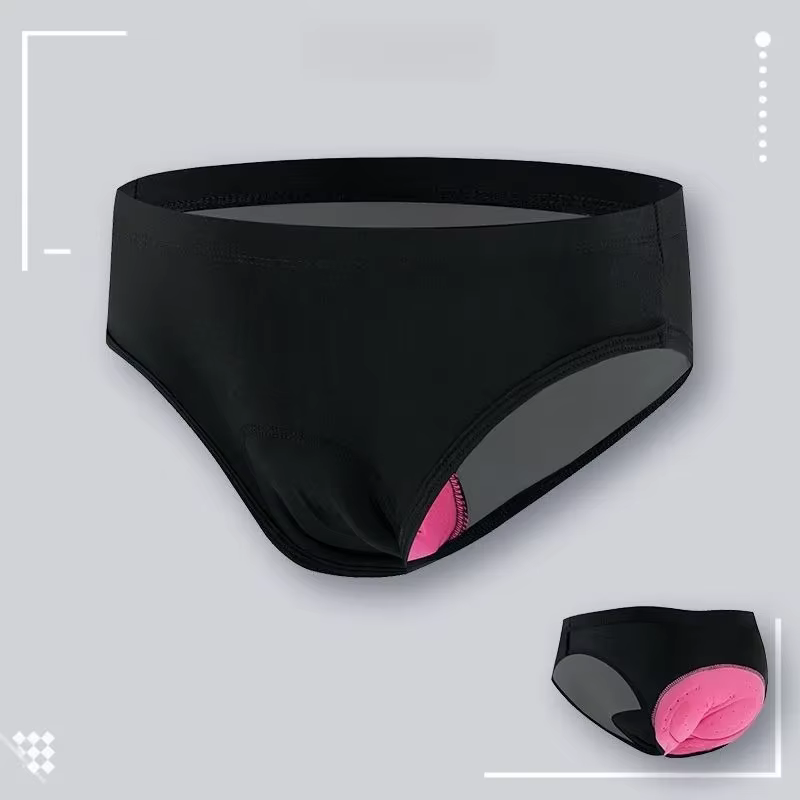 Sous-vêtements de vélo avec coussinet en Silicone respirant évacuant l'humidité