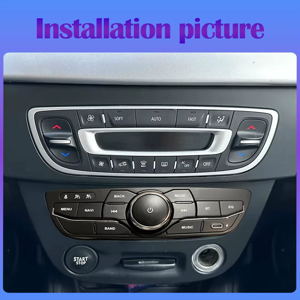 Panneau de commande de Style OEM pour Renault Megane 3 2008-2014 pour Renault Fluence 2013-2016, accessoire de voiture, écran Android de contrôle