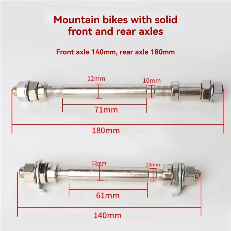 A51Q-Bicycle VTT outils de réparation d'essieu avant et arrière accessoires de VTT changement de vitesse