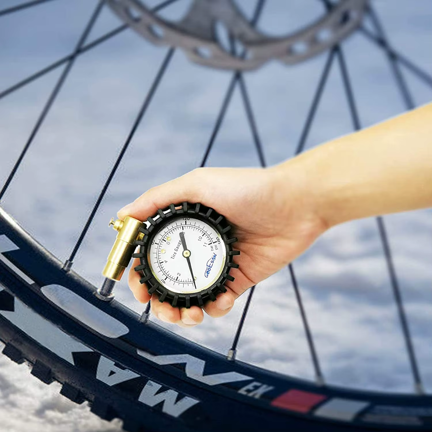 ATsafepro – manomètre avec Valve Presta