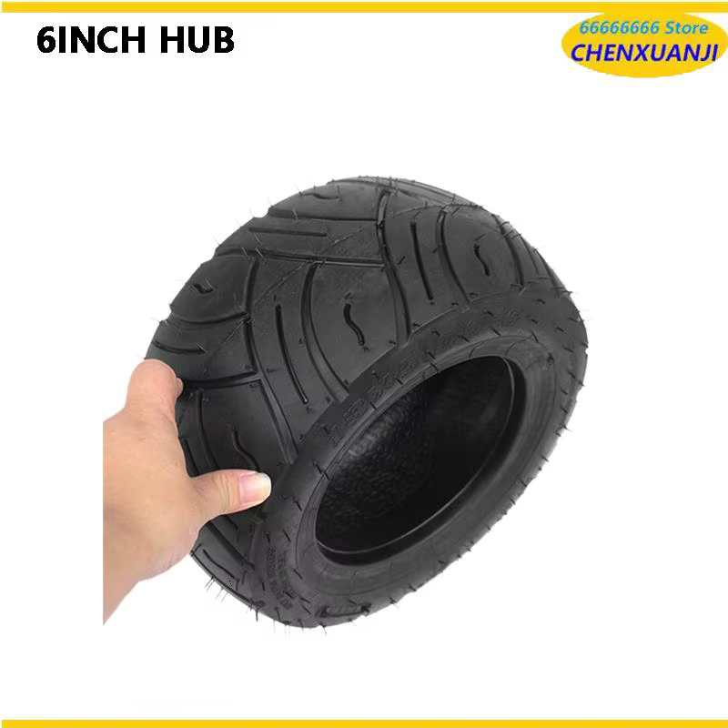 Ensemble de pneus tubeless 13x5.00-6 conçus pour les roues de VTT