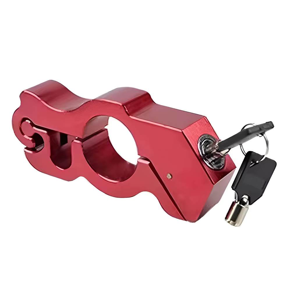 Verrou de guidon de moto