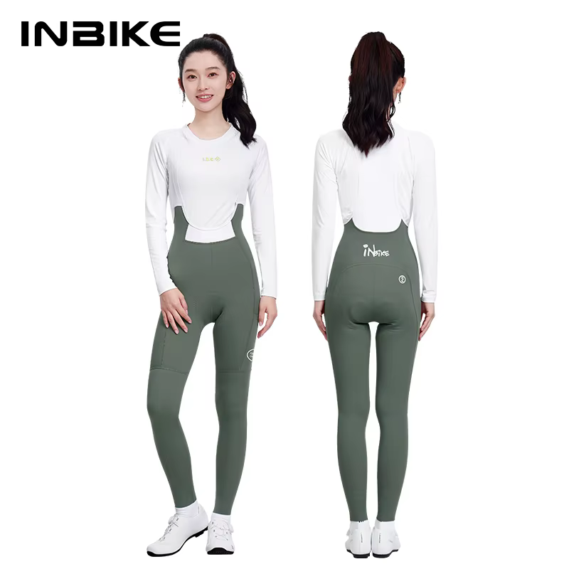 INBIKE – pantalon à bretelles pour femme