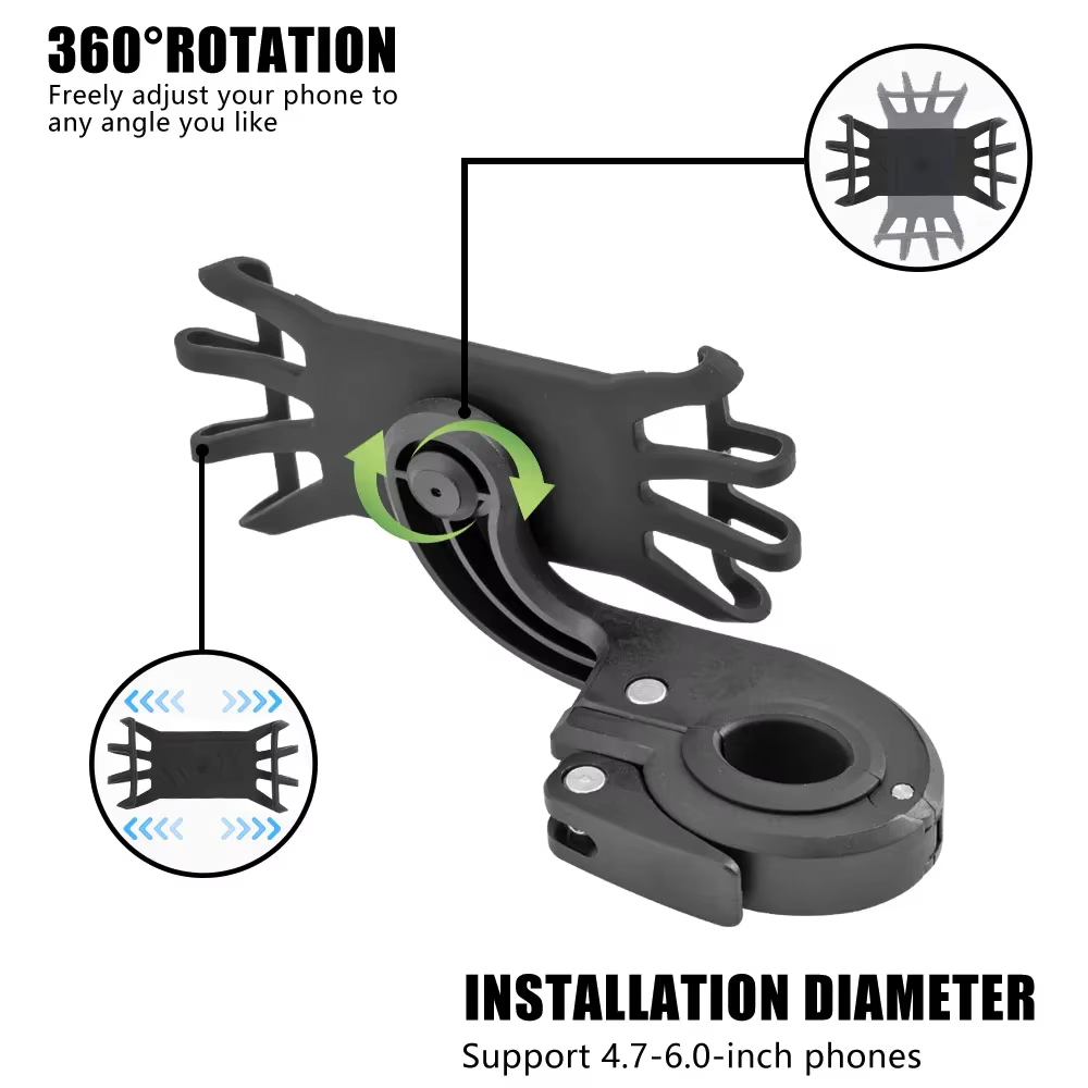 Support de téléphone pour Scooter électrique Xiaomi Mi3 M365 4 pro pro2 1S universel pour Ninebot Max G30 G30D F40 ES1