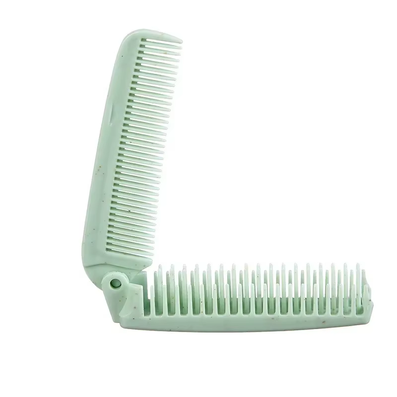 Peigne pliant Portable, brosse à cheveux antistatique de voyage, paille de blé pliante, outil de coiffure et de beauté, 1 pièce