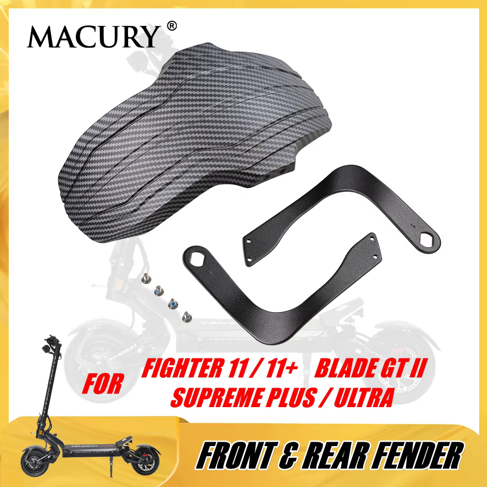 Garde-boue pour trottinette électrique TEVERUN FIGHTER 11 11+ SUPREME PLUS ULTRA BLADE GT II – Protection anti-éclaboussures avant et arrière 11 pouces