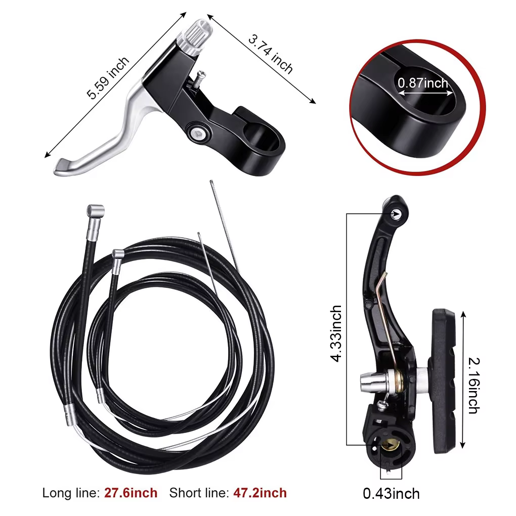 6 pièces/Kit vélo de montagne V frein Portable détachable réglable Sport de plein air pièces de rechange composant