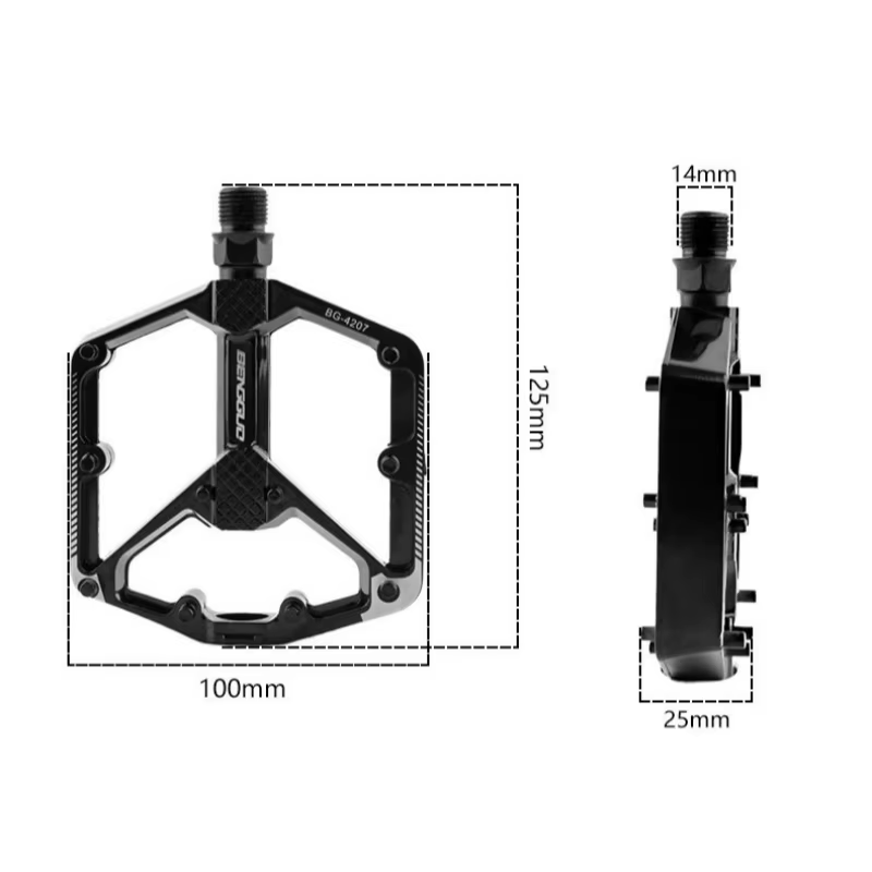 Nouvelles pédales de vélo