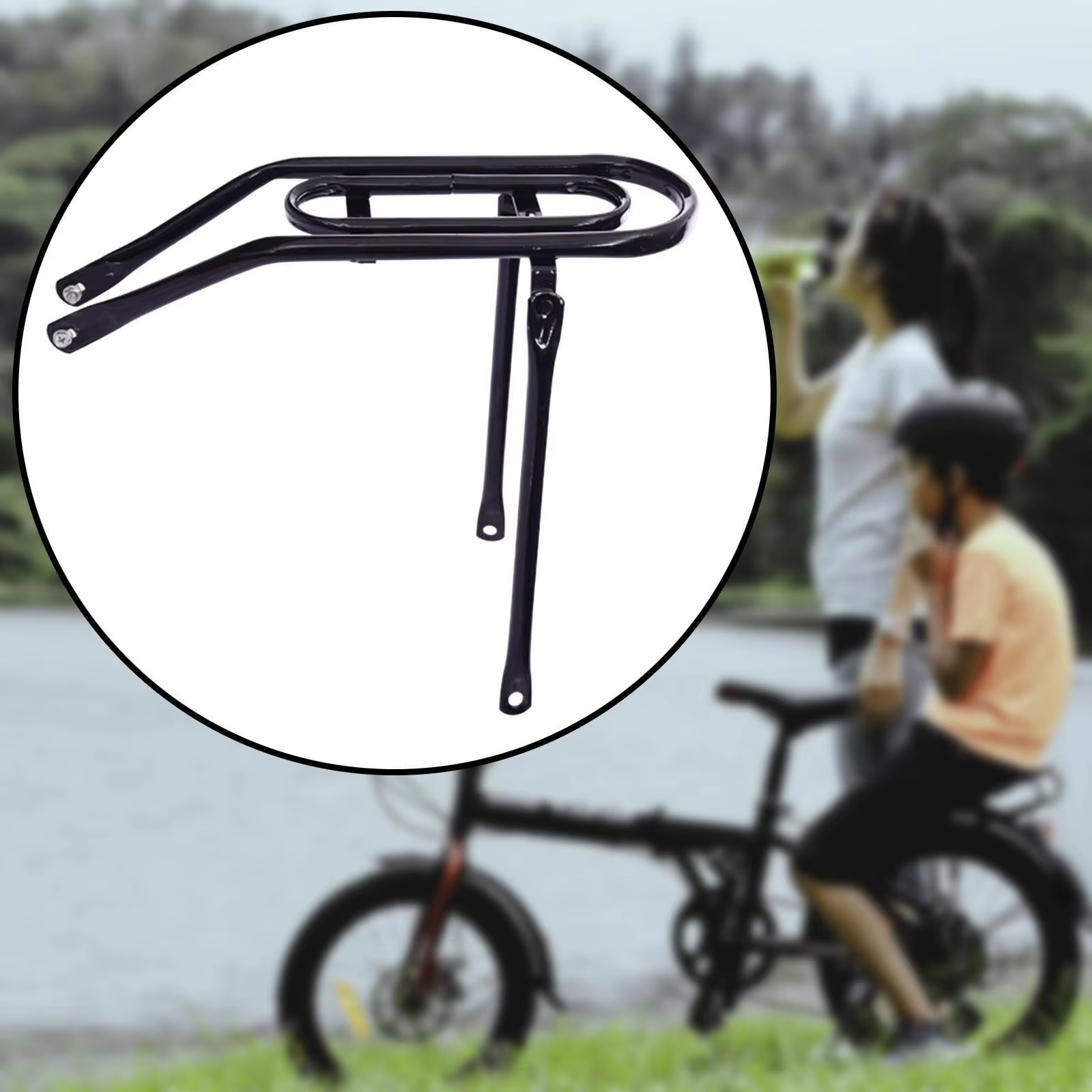 Porte-vélo arrière universel haute résistance pour vélos de 20 pouces