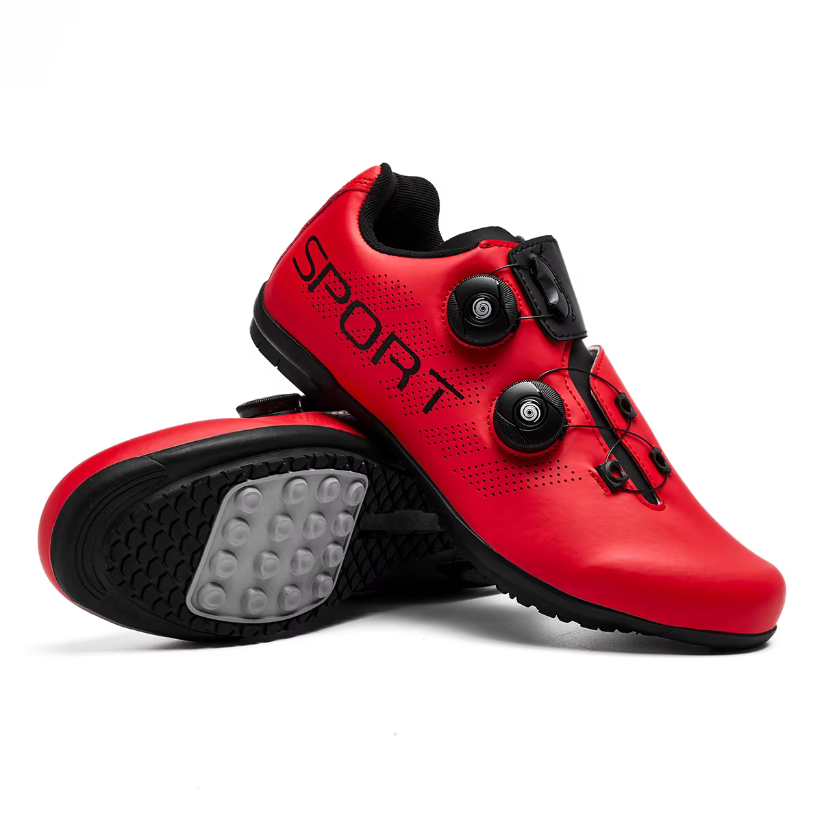 Chaussures de cyclisme respirantes à l'offre elles en caoutchouc