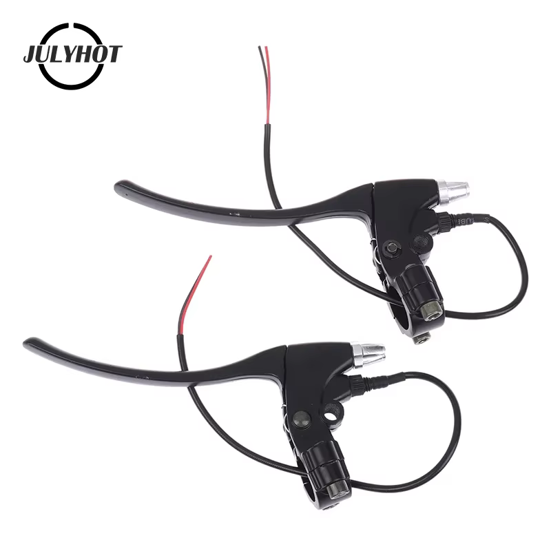 1 paire de leviers de frein arrière de vélo électrique