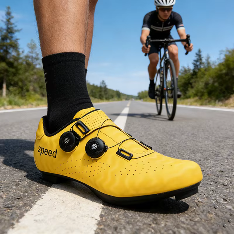 Nouvelles chaussures de cyclisme pour hommes