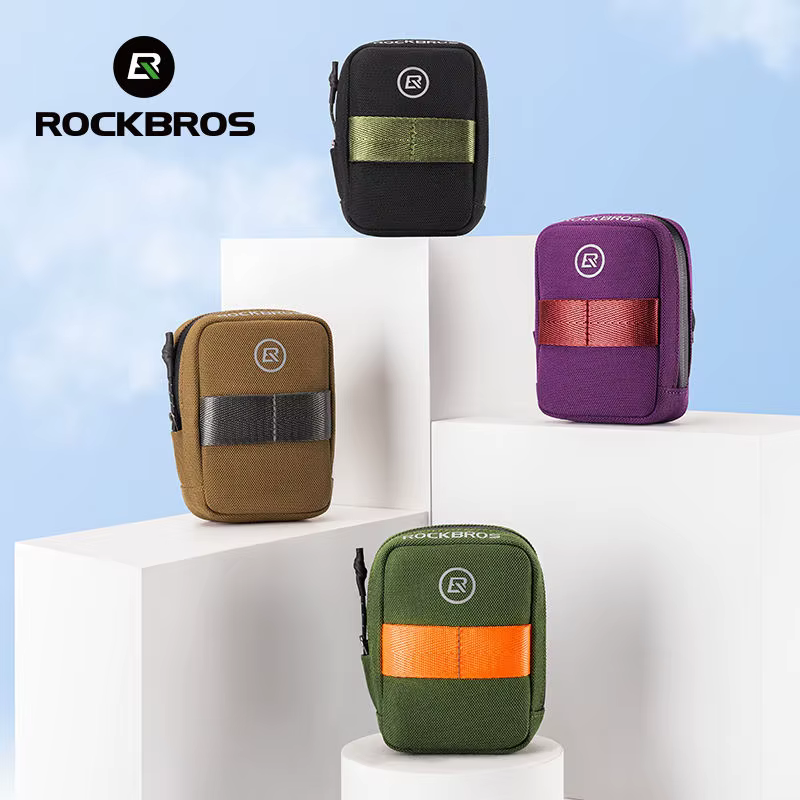 Sacoche de selle de vélo ROCKBROS sécurisée par système de fixation