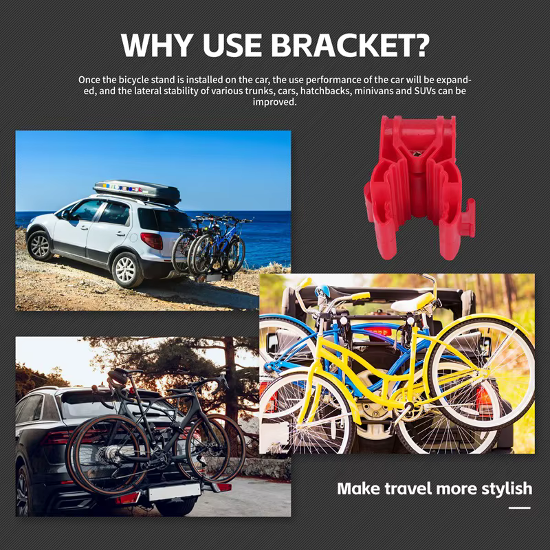 Support de vélo de voiture avec supports
