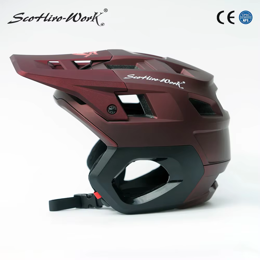 Nouveau casque de vélo 3/4 vtt demi-visage