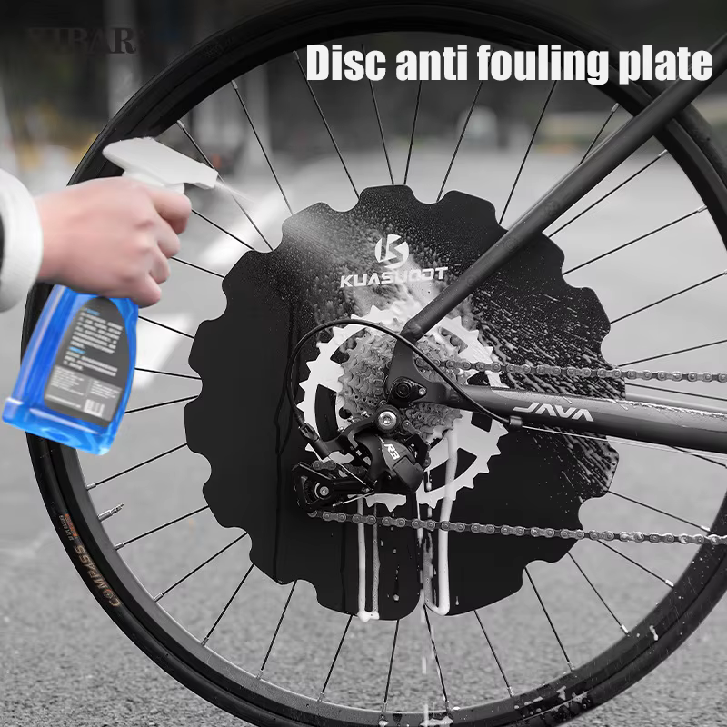 Protection anti-filth pour le nettoyage des freins à disque de vélo
