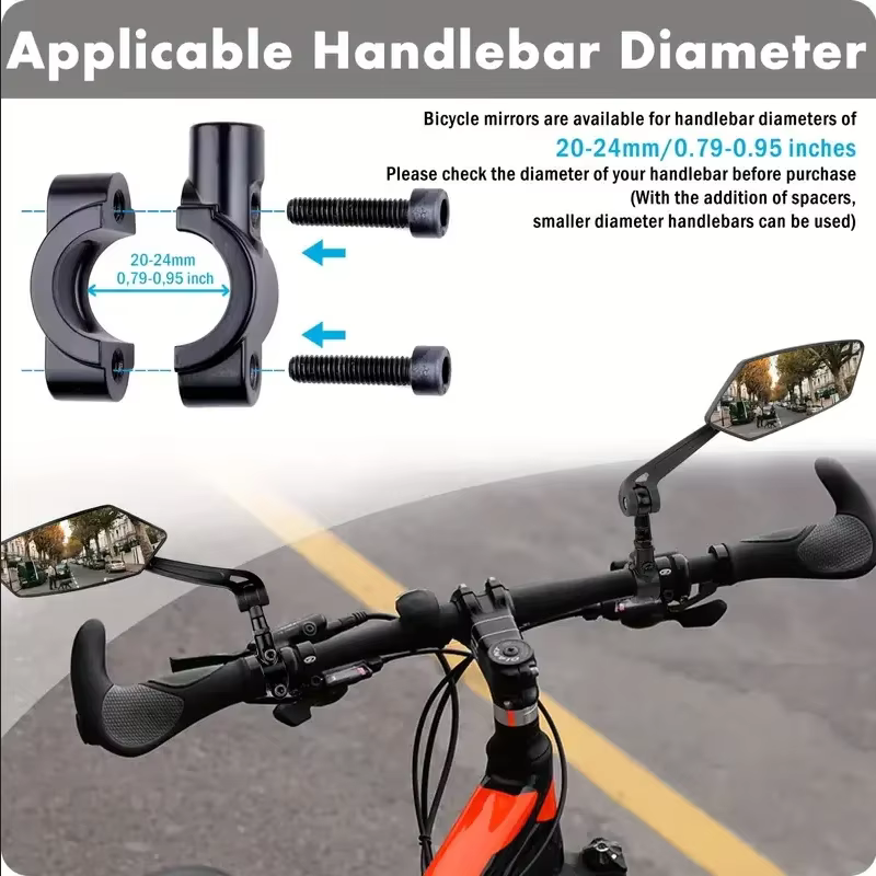 Rétroviseur de vélo de montagne