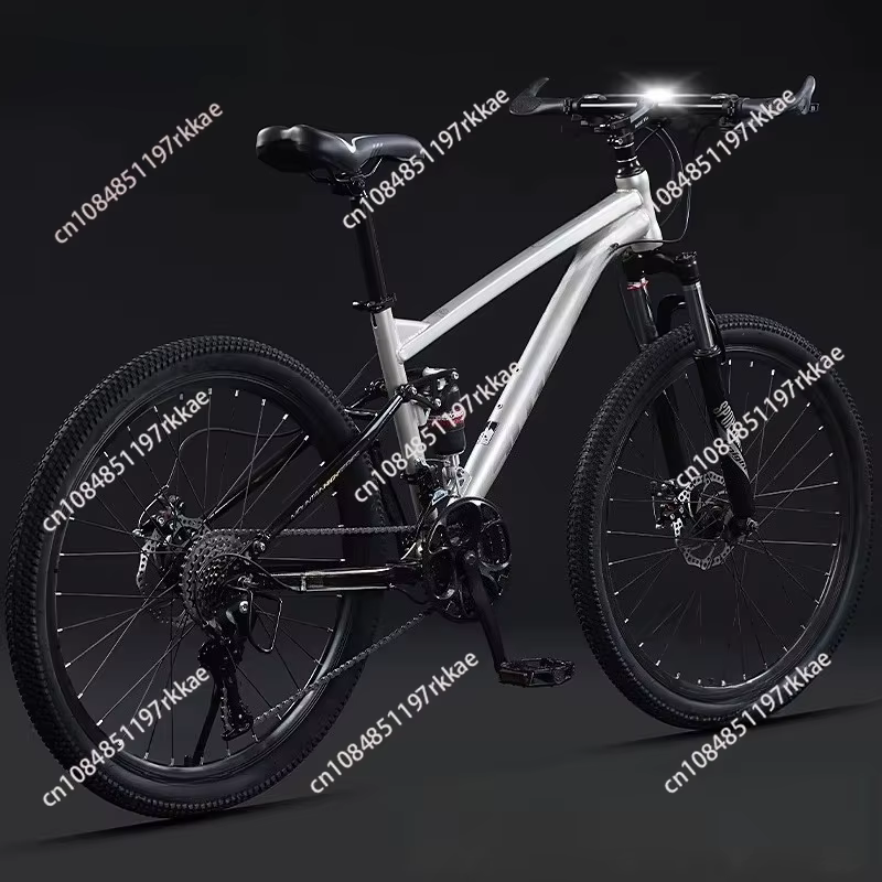 Vélo de montagne à suspension intégrale, 30 vitesses, tout terrain, pour adultes, pour la descente, les sentiers et les trajets en ville