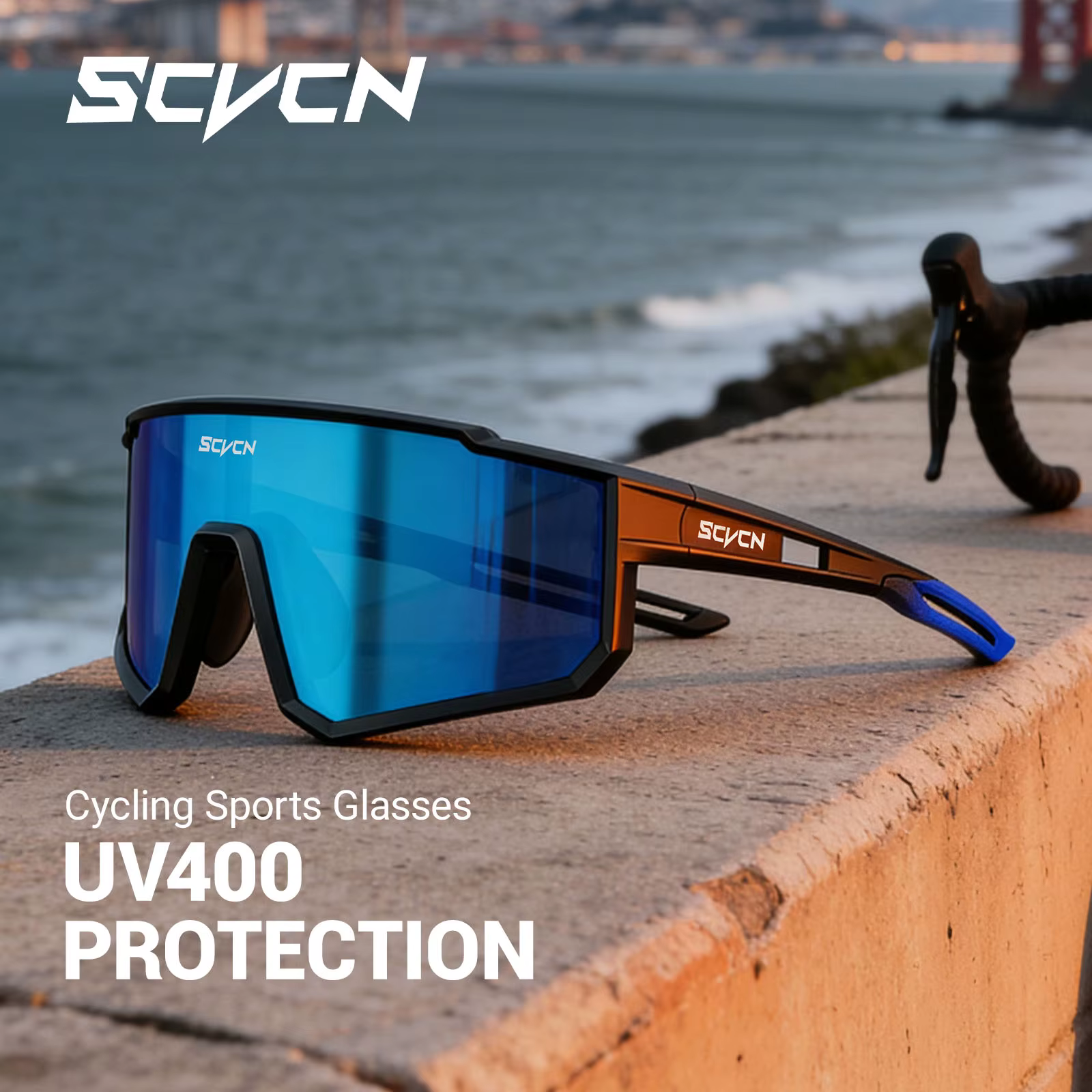 SCVCN vélo cyclisme lunettes mode sport