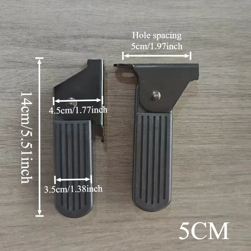 1 paire de pédales avant pliables pour vélo électrique