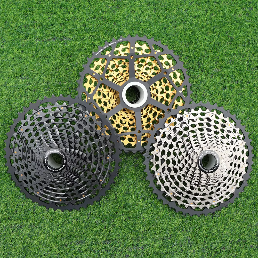 Cassette de vélo de route et VTT SPEDAO 2026 12S 11-46T 11S 11-42T Super Légère 325g en Acier CNC pour moyeu HG Pièces de cyclisme